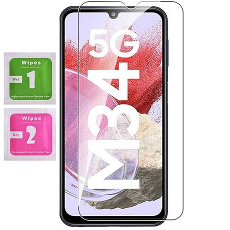 Etui do Samsung Galaxy M34 5G SKÓRZANE SKIN + SZKŁO HARTOWANE