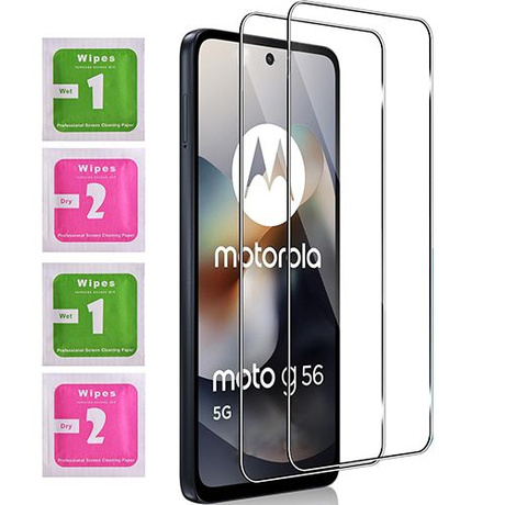 Etui do Motorola Moto G56 5G SKÓRZANE SKIN + 2x SZKŁO HARTOWANE 9H