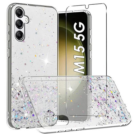 Etui do Samsung Galaxy M15 5G BROKAT CASE + SZKŁO HARTOWANE