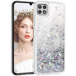 Etui do Samsung Galaxy A22 5G BROKAT LIQUID CASE + SZKŁO HARTOWANE