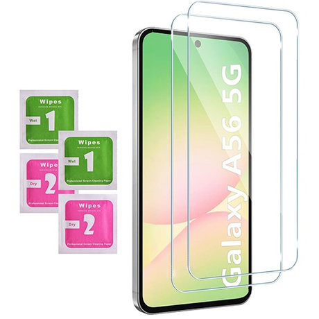 Etui do Samsung Galaxy A56 5G skórzane magnetyczne z klapką + 2x SZKŁO HARTOWANE