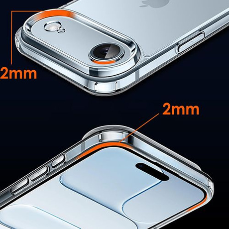 Etui do iPhone Air WZMACNIANE 360° CASE + 2x SZKŁO SZYBKA 9H