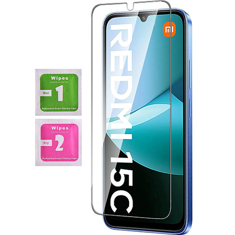 Etui SKÓRZANE do Xiaomi Redmi 15C 4G / 5G wzory PORTFEL + SZKŁO