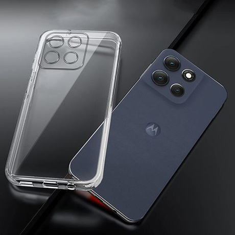 Etui do Motorola Moto G86 5G / G86 Power 5G WZMACNIANE 360° CLEAR CASE + 2x SZKŁO HARTOWANE