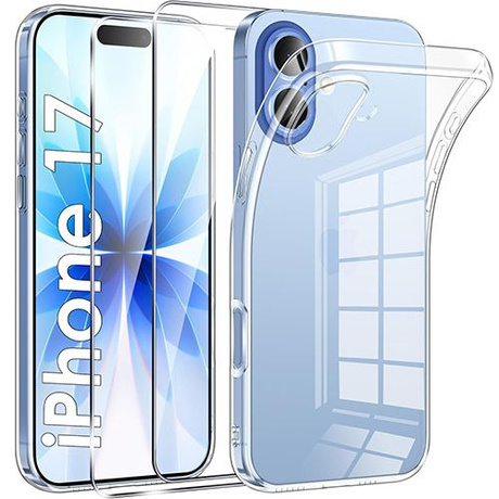 Etui SLIM CASE do iPhone 17 + 2x SZKŁO SZYBKA 9H