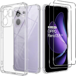 Etui do Oppo Reno 13F 5G / 13 FS 5G ANTI SHOCK CASE + 2x SZKŁO HARTOWANE