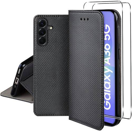 Etui do Samsung Galaxy A36 5G SMART MAGNET CASE + 2X SZKŁO HARTOWANE