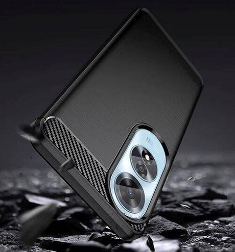 Etui do OPPO A60 KARBON CASE pancerne + SZKŁO