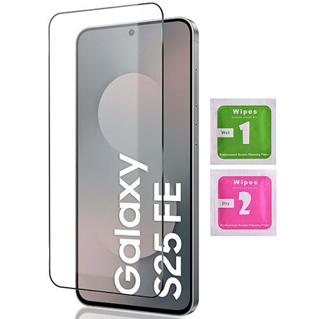Etui SKÓRZANE do Samsung Galaxy S25 FE wzory PORTFEL + SZKŁO