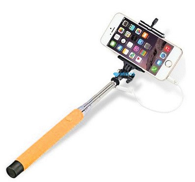 Uchwyt do zdjęć kijek selfie monopod z kablem