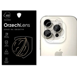 SZKŁO na APARAT obiektyw do iPhone 16 Pro / 16 Pro Max OrzechLens