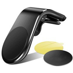 Uchwyt samochodowy magnetyczny na kratkę nawiewu z klipsem