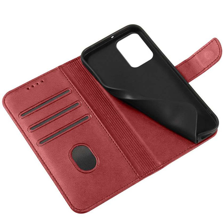 Etui do MOTOROLA Edge 50 Neo Skórzane Portfel SKIN CASE + 2x SZKŁO 9H