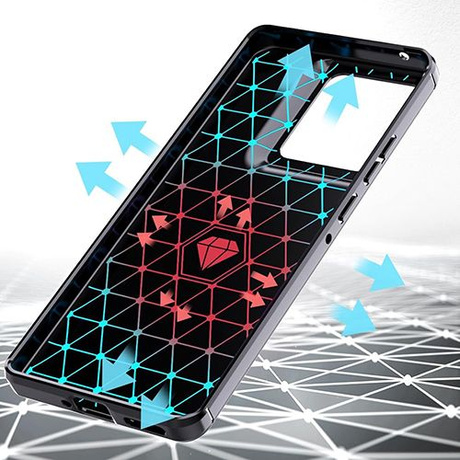 ETUI PANCERNE KARBON do Motorola Edge 60 Fusion 