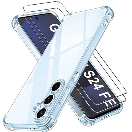 Etui do Samsung Galaxy S24 FE ANTI SHOCK CASE + 2X SZKŁO HARTOWANE