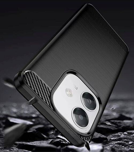 Etui do Oppo A40 | A40m KARBON CASE pancerne + SZKŁO