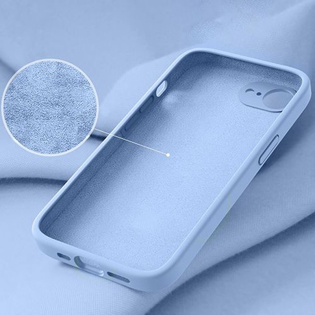 Etui do iPhone 16e SILICONE CASE + 2x SZKŁO HARTOWANE