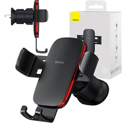 BASEUS MOCNE MOCOWANIE UCHWYT SAMOCHODOWY GRAWITACYJNY DO KRATKI NA TELEFON