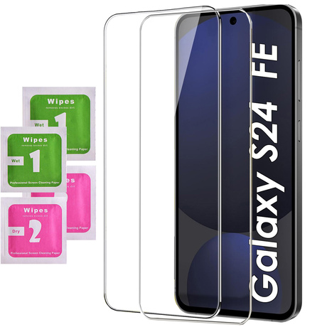 Etui do Samsung Galaxy S24 FE Skórzane Magnetyczne + 2x SZKŁO HARTOWANE 9H