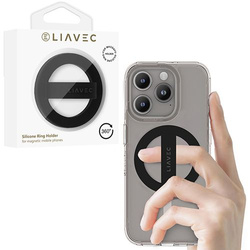 Liavec UCHWYT POSTAWKA DO MAGSAFE HOLDER RING 360° NA TELEFON PALEC