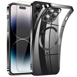 Etui do iPhone 14 Pro Silicone do Magsafe  + SZKŁO HARTOWANE