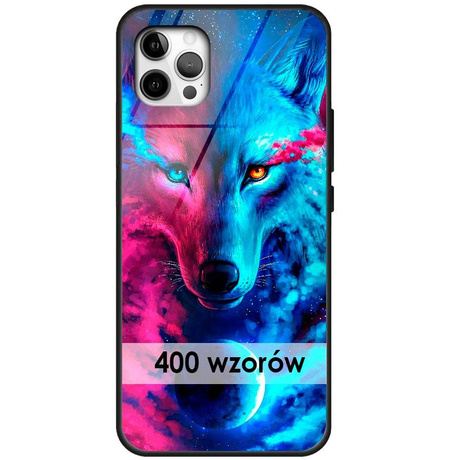 Etui szklane do iPhone 12 Pro Max wzory CASE + SZKŁO