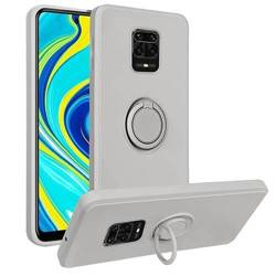 Etui do Xiaomi Redmi Note 9 Pro SILICON RING CASE + SZKŁO HARTOWANE