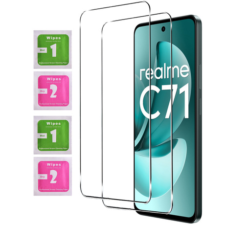 Etui SOFT MATT CASE do Realme C71 + 2X SZKŁO HARTOWANE 9H