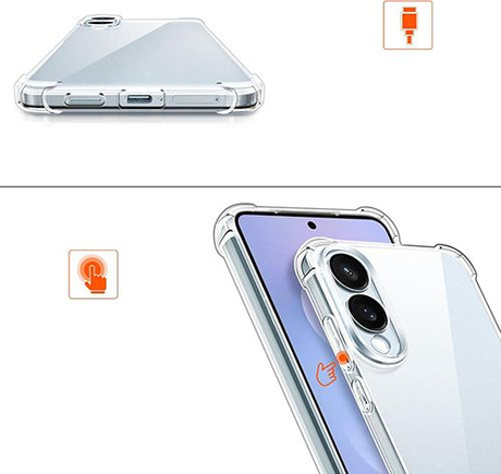 Etui do Samsung Galaxy S25 Edge ANTI SHOCK CASE + 2x SZKŁO HARTOWANE