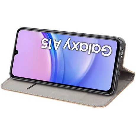 Etui do Samsung Galaxy A15 4G / A15 5G SMART MAGNET CASE + 2X SZKŁO HARTOWANE