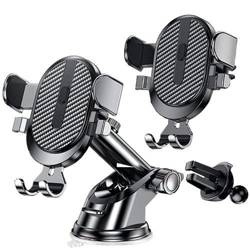 Uchwyt samochodowy teleskopowy na szybę kokpit kratkę 2w1