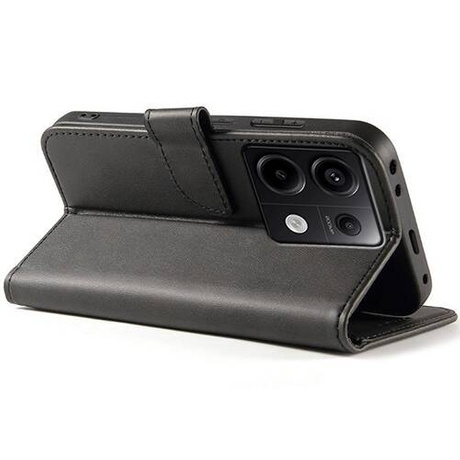 Etui Xiaomi Redmi Note 13 Pro 5G Skórzane PORTFEL SKIN BOOK CASE + 2x SZKŁO