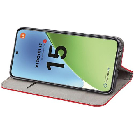 Etui do Xiaomi 15 5G SMART MAGNET CASE + 2X SZKŁO HARTOWANE