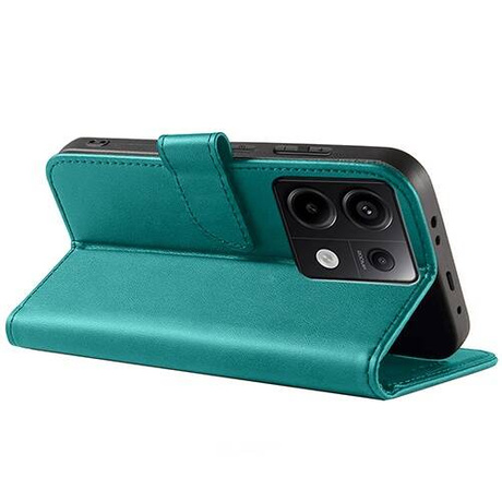 Etui Xiaomi Redmi Note 13 Pro 5G Skórzane PORTFEL SKIN BOOK CASE + 2x SZKŁO