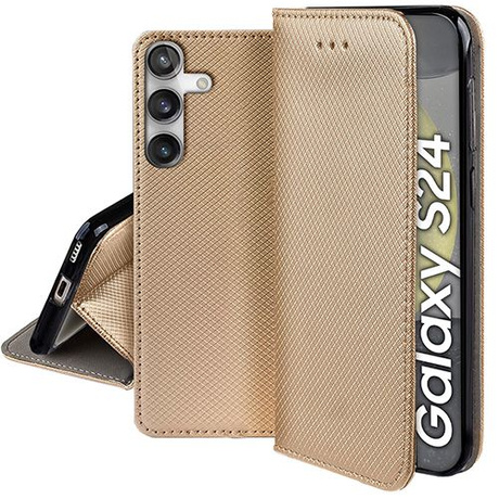 Etui do SAMSUNG GALAXY S24 5G SMART MAGNET CASE + SZKŁO HARTOWANE