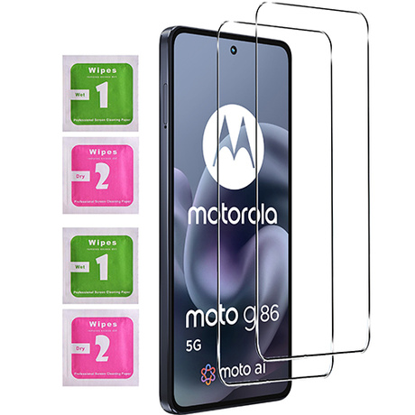 Etui SOFT MATT CASE do Motorola Moto G86 5G / G86 Power 5G + 2X SZKŁO HARTOWANE 9H