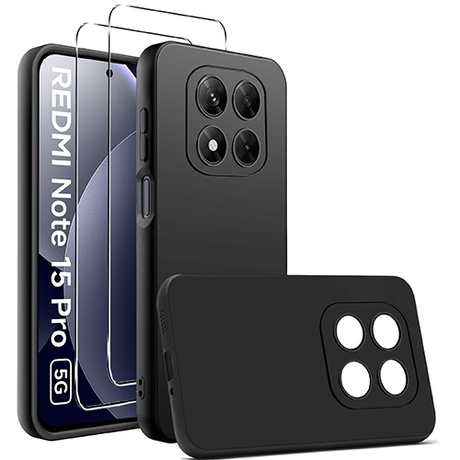 Etui SOFT MATT CASE do Xiaomi Redmi Note 15 Pro 5G + 2X SZKŁO HARTOWANE