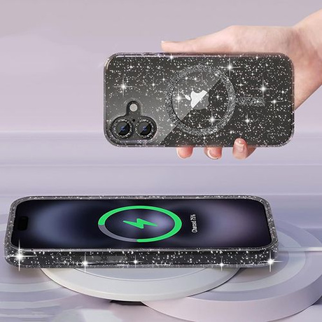Etui do iPhone 17 do Magsafe Clear Shine  + SZKŁO HARTOWANE 5D