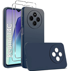 Etui SOFT MATT CASE do Xiaomi Redmi 14C + 2X SZKŁO HARTOWANE