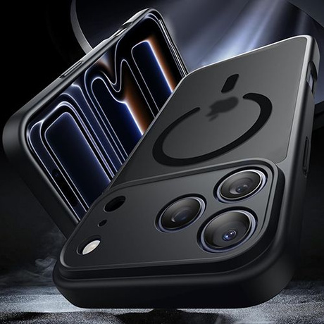 ETUI do iPhone 17 Pro Max do MagSafe Magnetyczne Matowe Matt + 2x SZKŁO 9H