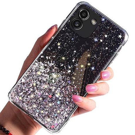 Etui do Samsung Galaxy A03 BROKAT CASE + SZKŁO HARTOWANE