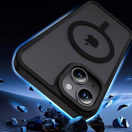 ETUI do iPhone 13 / iPhone 14 do MagSafe Magnetyczne Matowe Matt + 2x SZKŁO 9H