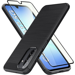 ETUI PANCERNE KARBON do Samsung Galaxy A17 5G + SZKŁO 5D
