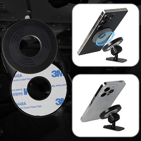 Blavec MOCNE MOCOWANIE UCHWYT SAMOCHODOWY DO MAGSAFE AUTA NA TELEFON Deskę Kokpitu