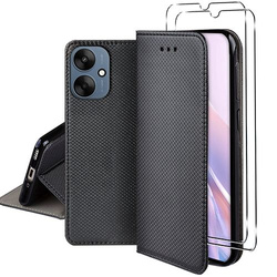 Etui do Xiaomi Redmi 13C 5G SMART MAGNET CASE + 2x SZKŁO SZYBKA 9H