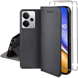 Etui do Realme 14 5G / Realme 14T 5G SMART MAGNET CASE + 2X SZKŁO HARTOWANE