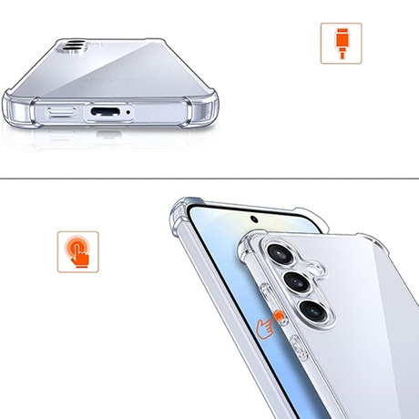 Etui do Samsung Galaxy S25 FE ANTI SHOCK CASE + 2x SZKŁO HARTOWANE
