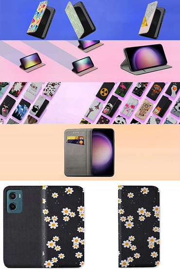 Etui do Motorola Moto G05 / E15 wzory CASE + SZKŁO