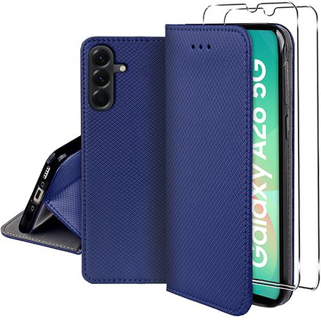 Etui do Samsung Galaxy A26 5G SMART MAGNET CASE + 2X SZKŁO HARTOWANE