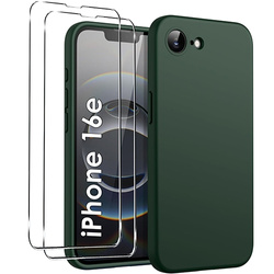 Etui SOFT MATT CASE do iPhone 16e + 2X SZKŁO HARTOWANE 9H